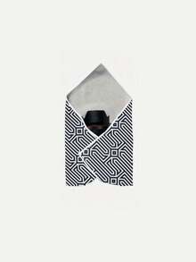 1 片自粘魔术包裹布，几何线条印花超大防逃脱防抓猫咪包裹布，耐用猫窝毯，猫咪修剪毛发美容舒缓布，专为爱玩猫咪设计 - 彩色 - 查看 11