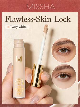  MISSHA M Stay Fit Concealer #Ivory 4.6g, Super Covering, Moisturizing, Long-Lasting, Precise Applicator, Multi-Purpose