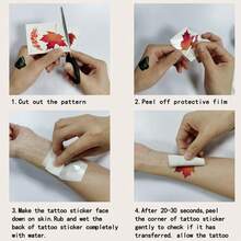 Waterproof Arm Half Sleeve Lion Tattoo Sticker For Men & Women With A Cross & Christ Jesus Tattoo Sticker Sheet - Nhiều màu - Xem 4