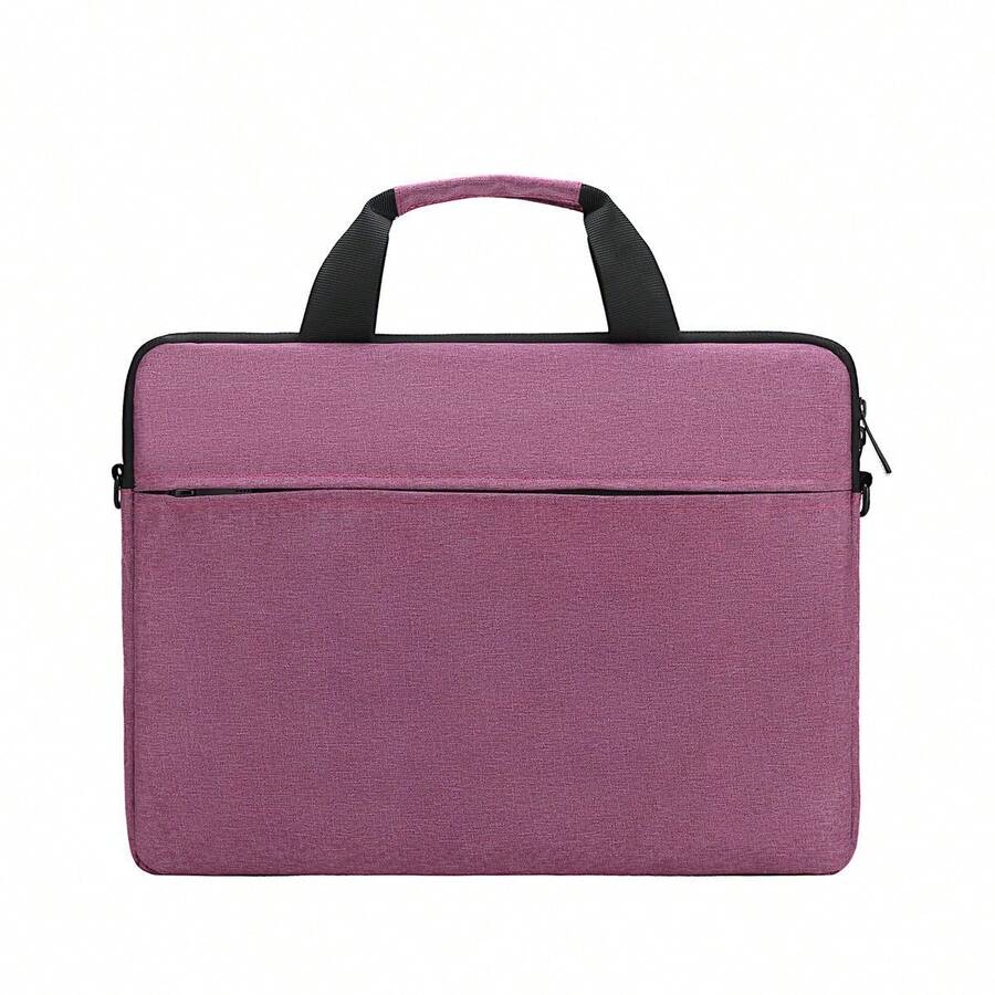 1 pieza Bolso de negocios casual adecuado para portátiles de 13.3", 14" y 15.6", entrega de estilo aleatorio - Púrpura malva - Ver 1