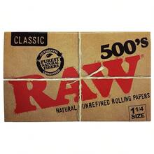RAW Classic 500's 1 1/4 Size Cigarette Papers | Includes ARC Saver Tube - Multicolor - View 2