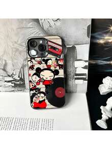 Funda de Teléfono de Moda Linda de Dibujos Animados Pucca Mate Color Plata Envío Local Funda de Teléfono Apple Compatible con iPhone 17/16/15/14/13/12/11/Air/Pro/ProMax/Plus Funda de Teléfono Galaxy S22/S23/S24/S25 Plus Fe Ultra ♡   Funda de Teléfono de Alta Calidad con Personaje de Anime Muy Popular y Apasionado, Resistente a Impactos, Antihuellas, Funda Dura Duradera - z4 - Ver 2