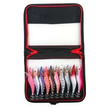 12g 14g 19g Jig de Calamar Flotante Eging Pescañuelo de Calamarñuelo de Pesca Cebo Artificial para Pesca Gancho de Calamar Pulpo Calamar - Una pieza Color R - Ver 7