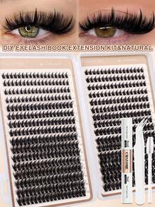 This Mixed Style Cartoon False Eyelash Set Includes 544/512/384 Clusters, With 3 Different Combinations To Create 32 Rows Of Cartoon-Style False Eyelashes. These Anime-Style False Eyelashes Can Create A Natural Makeup Effect, Suitable For Beginners As Well As Halloween, Christmas, And Party Occasions.