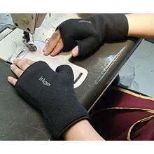 | Guantes para frío sin Dedos para Mantener Manos Calientes en climas y ambientes fríos sin Perder Movilidad, ni destreza Manual en Las Actividades diarias,37488091 - Naranja Quemada - Ver 6