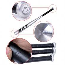 1pc Baseball Bat, Aluminum Alloy Steel Baseball Bat, Self-Defense Weapon Equipment For Car, Sports Outdoor Team Sports Baseball Softball Sports Accessories - Silver - View 9