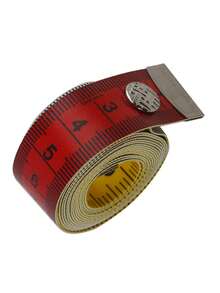 1 buc. Ruletă retractabilă față-verso, instrument de măsurare a cusutului, riglă cu bandă moale, riglă pentru măsurarea corpului, mini riglă de croitorie din piele ecologică cu buton de blocare, riglă plată flexibilă și durabilă pentru cusut, tricotat, fitness, tăiere, meșteșuguri din piele, tăiere esențială, design multicolor, material moale, instrument de țesut, entuziaști DIY - Multicolor - Vizualizare 7