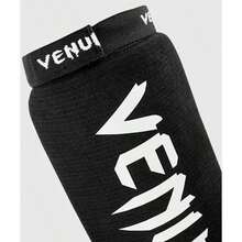 Venum Kontact - Espinilleras sin pie - Negro/Blanco - Ver 3