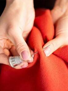 12pcs-Stainless Steel Easy Thread Side Hole Sewing Needles, Hand Stitching For Elderly People, DIY Home Crafts Products - White, Sewing Needles, Home Sewing Needle And Thread Box Set Needle Barrel, Convenient And Non Perforated, Wooden Box - Nhiều màu - Xem 7