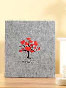 1本自粘相册，尺寸可选3x5、4x6、5x7、6x8、8x10英寸（27*24厘米），磁性剪贴簿相册，DIY，40页，亚麻封面，含DIY相册配件 - 彩色 - 查看 4