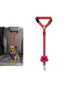 Pet Traction Safety Belt, Dog Car Seat Belt, Dog Seat Belt Buckle, Dog Car Seat Belt Christmas Gift - Multicolor - View 6