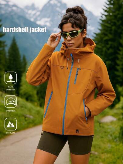 Women's Outdoor Sports Hiking Windbreaker Jacket, Casual & Fashionable, Autumn/Winter