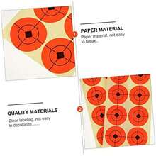 Pegatinas De Papel Aim 5 Cm Naranjas, 250 Unidades, Papel Adhesivo De Entrenamiento para Objetivos De Tiro, Material  para Práctica Deportiva y Caza Al Aire Libre - / - Ver 3