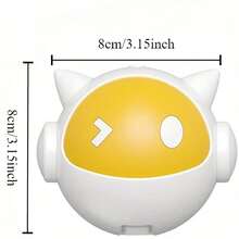 Automatic Moving Ball Interactive Cat Toy, Clip Design Stimulates Hunting Instinct, Durable Plastic Material, Cat-Shaped, Pet Supplies, Pet Toy