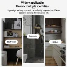 Storage Trolley – 5-Tier Bathroom Shelving System, Mobile Rolling Trolley, Plastic Transport Trolley For Kitchen, Bathroom And Laundry Room - trắng - Xem 8