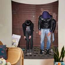 Crystal Castles Band DIY Wall Tapestry Hanging Tarot Hippie Wall Rugs Dorm INS Home Decor - 6 - 查看 1