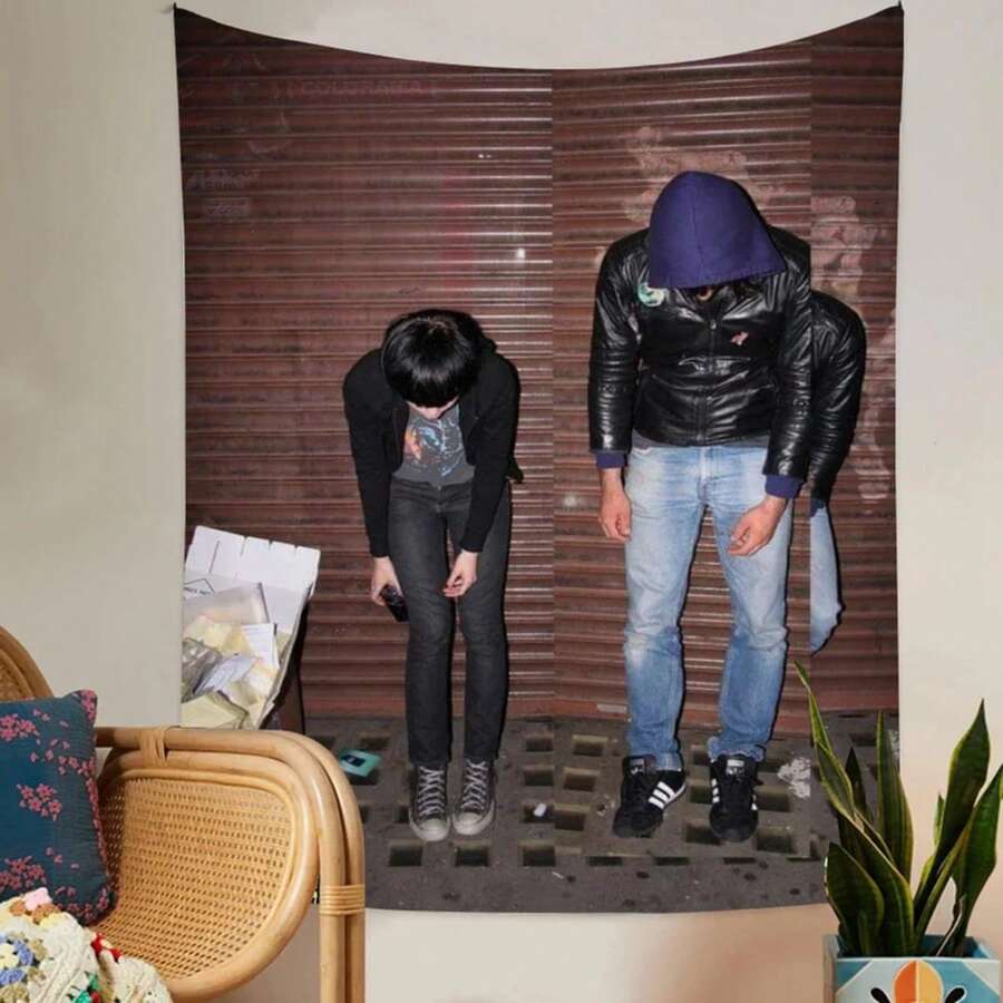 Crystal Castles Band DIY Wall Tapestry Hanging Tarot Hippie Wall Rugs Dorm INS Home Decor - 6 - 查看 1