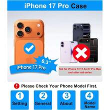 Wallet Case For IPhone 17 Pro With Camera Case, Card Holder (3-5 Cards), Military-Grade Drop-Resistant, Rugged For Women And Men, Protective Case For IPhone 17, 37517521 - Multicolor - View 2