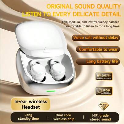 NEW SENYANG Novos fones de ouvido Bluetooth sem fio, estéreo com graves potentes, confortáveis para dormir, fazer videochamadas e jogar, compatíveis com Android e iOS, presente ideal para o Dia dos Namorados.