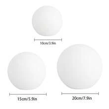 1 pièce Boule lumineuse LED à 16 couleurs changeantes, rechargeable par USB, avec télécommande, variateur, pour décoration d'extérieur, jardin, pelouse, piscine, camping, chambre à coucher - Flotteur lumineux rond pour l'eau - Voir 3