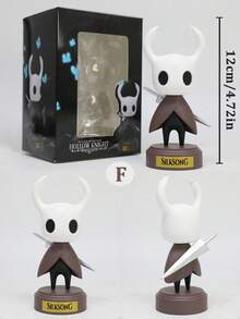 1pc Hollow Knight Game Character Cute Figurine, Collectible Decoration Suitable For Car/Desktop/Home, Made Of PVC Material, Can Be Used As Ornament Or Gift/Collection, Also Suitable For Garden Decoration