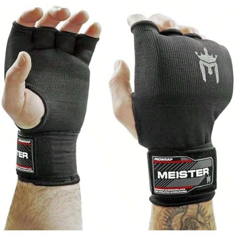 Meister Guantes ProWraps con Acolchado para Vendaje Interior de Manos (Par) - Grande/Extragrande - Ver 1