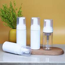 1个100毫升/200毫升/250毫升慕斯泡沫瓶，面部清洁泡沫瓶，化妆品可补充装瓶 - 白色 - 查看 5