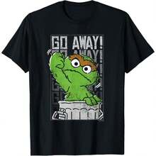 Oscar Grouch Go Away-Shirt - T Shirt-5 - View 1