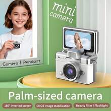 1080P HD 1.47" Compact Body With Large Display Mini Digital Camera, Portable Pocket Camera With 4 Filter Modes And Auto Fill Light, 32GB Storage Space, Supports 4 Zoom Modes, 200mAh Battery - 彩色 - 查看 8