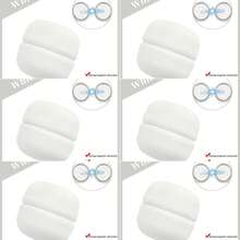 2个/4个/8个/10个装 时尚磁性丝巾夹/别针 - 耐用易用的磁性扣，适用于女士丝巾、披肩和帽子，四季皆宜，经典哑光表面，强力合金磁铁，可牢固固定丝巾和衣物，无钩设计，优雅风格，锌合金材质 - 黑與白 - 查看 22