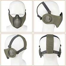 Face Protection - Acero aleado-Oreja de malla, gris - Zobacz 7