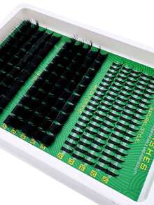 300D/200D160D/120D/100D/80D/60DLash Clusters With Spikes & Bottom Lashes 190pcs/260pcs/240pcs/220pcs/290pcs Fluffy Volume Manga Natural Spiky Cluster False Eyelashes Fairy Cluster Lashes Wispy Manga Lash D Curl Individual Anime Mink Lashes Extensions Full Pack DIY At Home - D - View 7