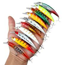 ñuelo de cebo falso 9.5cm/13g, pequeño sumergido, color vibrante, hunde,ñuelo de simulación,ñuelo de lanzamiento largo,ñuelo de caballa - G - Ver 4