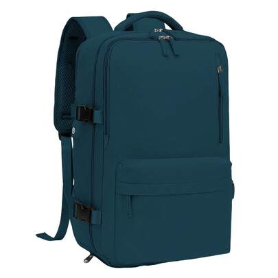 YSTYLE Lufthansa Handgepäck-Rucksack 45x30x20 cm 27 L Unisex Kabinenrucksack 15,6-Zoll-Laptop-Rucksack mit USB-Ladegerät Trekkingrucksack