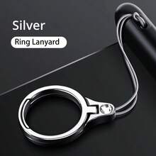Giá đỡ điện thoại kim loại 2 trong 1 kèm dây đeo, vòng đeo ngón tay, giá đỡ điện thoại có khóa cài và dây treo. - Nhiều màu - Xem 11