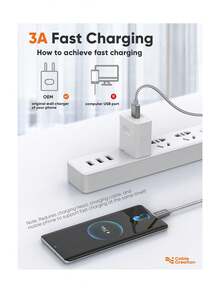 Cable USB A a USB C 2 metros, Cable trenzado USB a USB C, Cable USB A a C Carga rápida 3A 60W 480Mbps Cable de datos para MacBook Air Pixel Galaxy S23 S22 S21, Gris espacial,37498712 - Rosa Oxidada - Ver 6