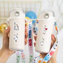 500PCS/Roll Funny Silly Goose Meme Sealing Sticker Cute Animals Roll Decal DIY Luggage Phone Guitar Scrapbook Party Gifts - Multicolor - View 8