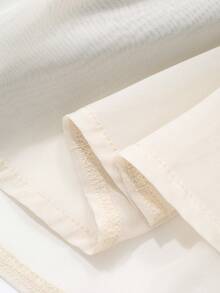 DAZY Elegant Spring Stylish Date Night Patchwork Puff Sleeve Fishtail Midi Dress For Women Prom Dress Elegant,Fall Dress Long Sleeve Dress - Black - View 5