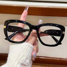 1副/2副豹纹方形女士眼镜，超大复古镜框，Y2K风格，适合旅行、聚会、朋友外出和节日礼物 - 多色 - 查看 13