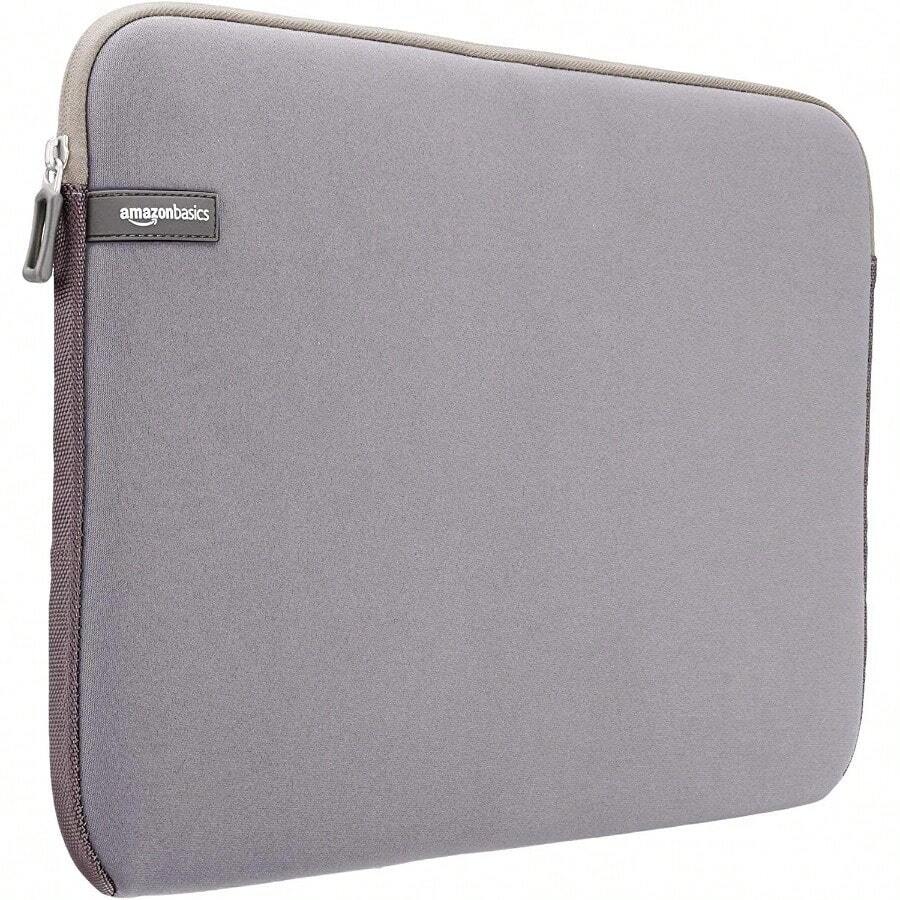 15.6-Inch Laptop Sleeve Protective Case With Zipper - Gray - Gray - View 1