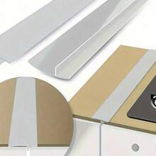2pcs Kitchen Anti-Pollution Sealing Strips, Silicone High Temperature Resistant Kitchen Gap Sealing Strips, Oil & Dirt Resistant Gas Stove Gap Soft Sealing Strips, Countertop Gap Sealing Strips, Kitchen Small Tool Accessory (Trimmable)