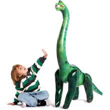 JOYIN Brachiosaurus Juguete inflable de dinosaurio de 51 pulgadas para decoración de fiestas, regalo de fiesta de cumpleaños, regalo para niños y adultos,37499125 - Tipo de Enchufe A Japonés (100V) - Ver 1