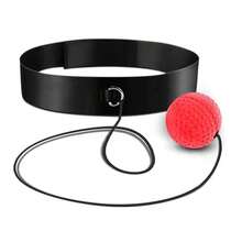 Set de diadema con bolas de reflejos de boxeo, bolas de reflejos en cuerda, equipo de boxeo con pelota de golpeo, excelente para la coordinación mano-ojo, velocidad de golpeo y reacción de combate - Negro - Ver 10