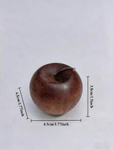 1pc Wooden Apple-Shaped Aroma Diffuser Wooden Apple-Shaped Aroma Diffuser Apple Scented Aroma Diffuser Elegant Wooden Essential Oil DiffuserElegant Brown Wood Grain, Operation Without Fire, Fully Automatic Diffusion System Suitable For Home - Multicolor - View 3