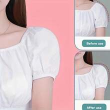 1 Pair Transparent Silicone Shoulder Pads - Non-Slip Removable Breathable Support, Straight Shoulder Pads, Invisible Non-Slip Shoulder Pads, Narrow Shoulder Pads, Unisex Silicone Shoulder Pads, Non-Slip, Self-Adhesive, Portable, Reusable, Suitable For Straight Shoulders, Ergonomic Design, Unisex, Suitable For Casual Wear, Weddings, Formal Dresses, Adult Parties, Clothing Accessories, Daily Use, Comfortable And Non-Stuffy, Bra Accessories, Enhancing Garment Fit And Symmetry, Best Gift For Girlfriend Or Boyfriend - Multicolor - View 3