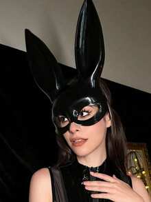 2pcs/1pc Easter Bunny Mask, Easter Mask, Party Mask, Cosplay, Cute And Playful, Suitable For Easter Masquerade Ball, Party Accessories, Suitable For Show Girls, Cosplay And Halloween Party
