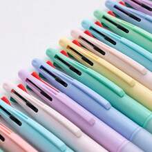 Multicolor Ball Point Pens 4-In-1 Colored Pens (1.0mm) Assorted Inks 4-Color Ballpoint Pen (8 Pack) - 8 - 查看 7