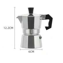 Best-Selling Italian Aluminum Household Portable Moka Pot, European Style Manual Drip Italian Coffee Maker - Multicolor - View 8