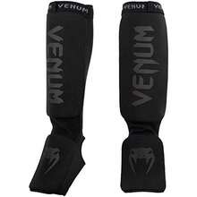 Venum Kontact Espinilleras - Negro/Negro-XS - Ver 6