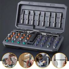 42 In 1 Magnetic Screwdriver Set DIY Ratchet Screwdriver Multi Bit Drive Set - Black - View 4